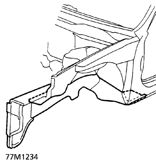 Replacement – Roughly pull out and straighten the damaged area.