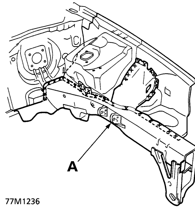 Remove the front side frame.