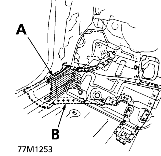 Replacement – Remove the front side outrigger.