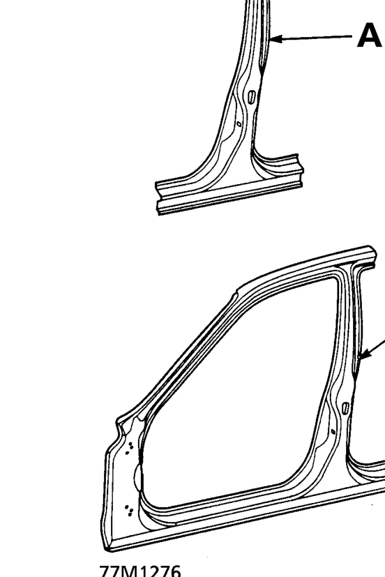 Replacement – Cut and prise off the side sill.