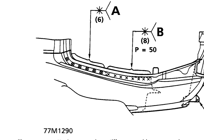 Mass production body welding diagram – The rear side outer panel is a conspicuous part of the vehicle. It is especially important