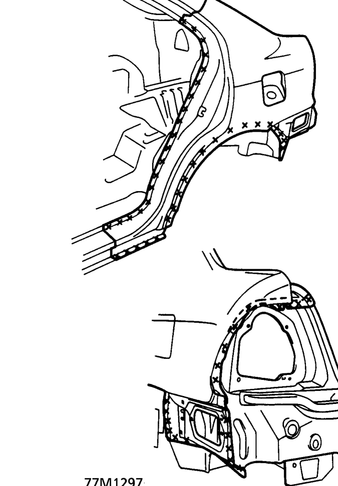 Perform the main welding.