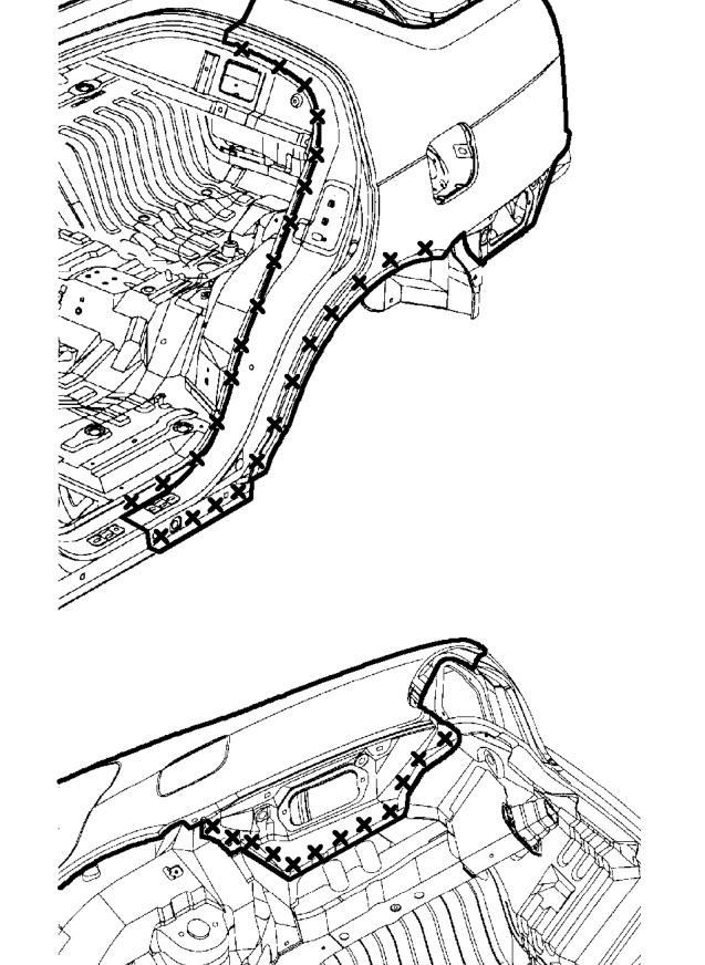 5 door models – Perform the main welding.