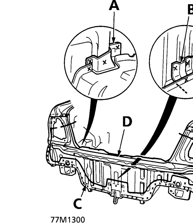 Replacement – Cut and prise off the rear panel.