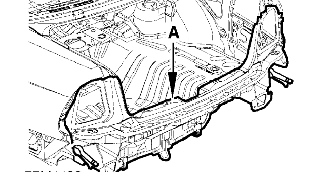 5 door models – A. New Rear panel