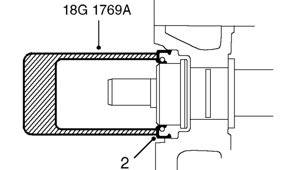 Camshaft rear oil seal – Clean sealing area of cylinder head and camshaft carrier, ensuring all traces of rubber ar