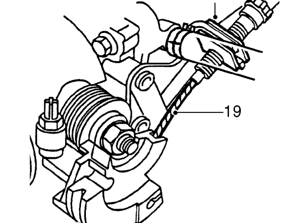 Disconnect multiplugs from coolant sensors on outlet elbow.