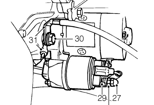 Remove radiator top hose.
