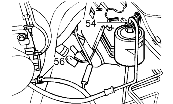 Using tool 18G 1592 release gear change linkage ball joint from gear change lever.