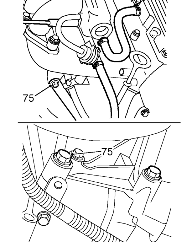 Plug hose and power steering pump connections to prevent excess fluid loss and the ingress