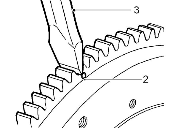 Flywheel starter ring gear – Remove flywheel. See this section.