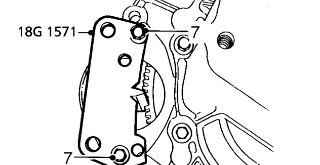 Remove starter motor. See WORKSHOP MANUAL - ELECTRICAL, Repairs.