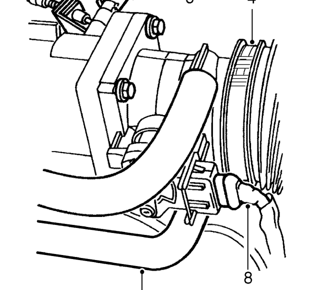 Inlet manifold gasket – Position absorbent cloth around fuel filter outlet union. Loosen union to relieve fuel pre