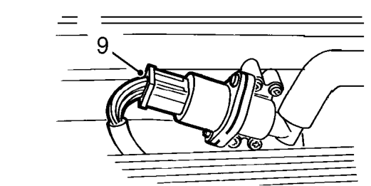 Inlet manifold gasket – Disconnect multiplug from TP sensor.