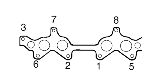 Fit new gasket to inlet manifold.