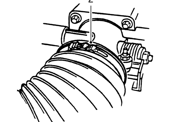 Inlet manifold chamber gasket – Disconnect battery earth lead.