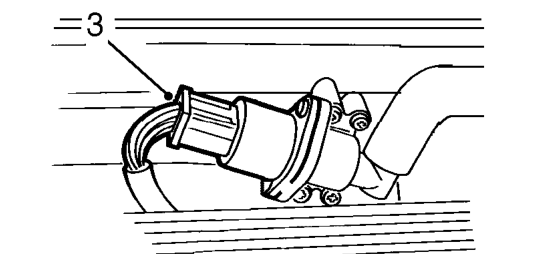 Inlet manifold chamber gasket – Release clip and disconnect air intake hose from throttle housing.