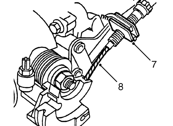 Release clip and disconnect purge hose from manifold chamber.