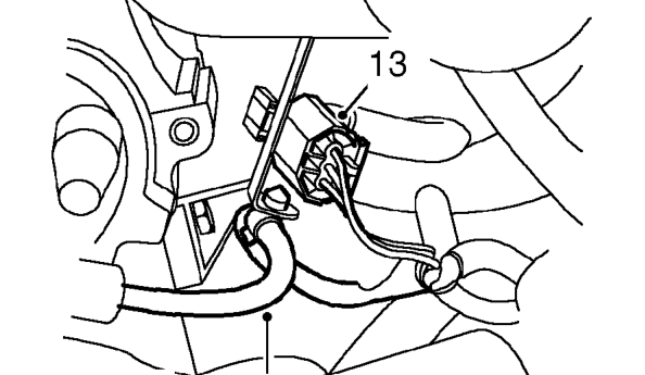 Release clip and disconnect breather hose from manifold chamber.