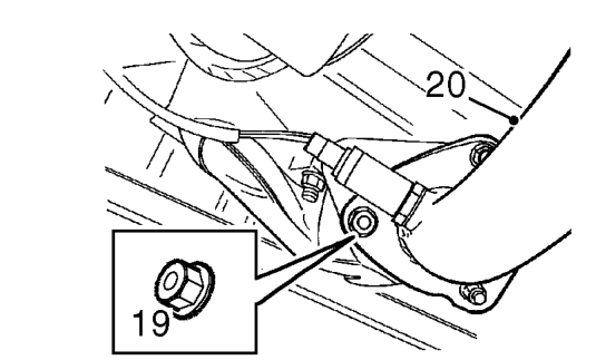 Extend steering rack fully to passenger’s side of the vehicle.