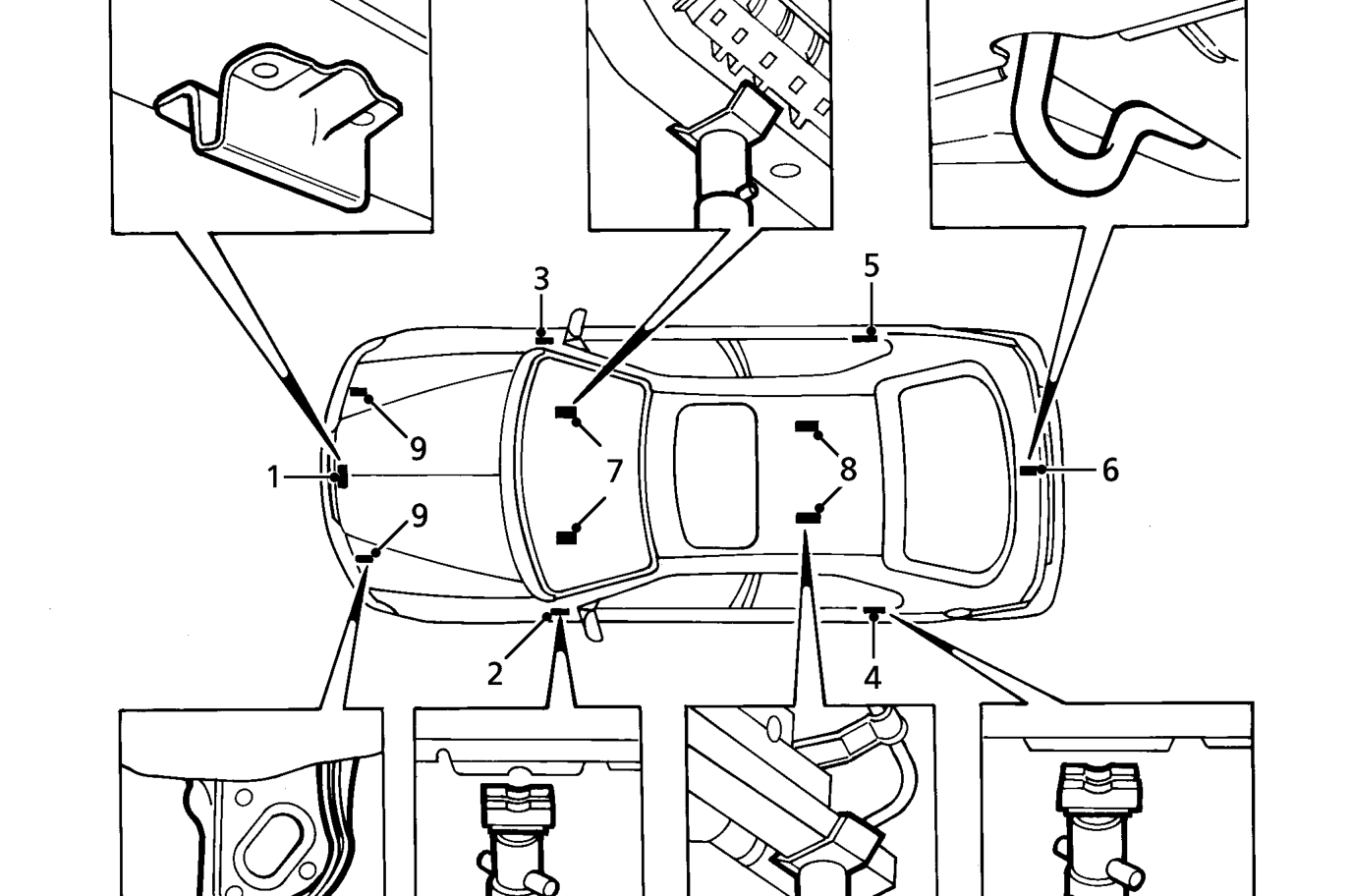 Jacking, supporting and towing