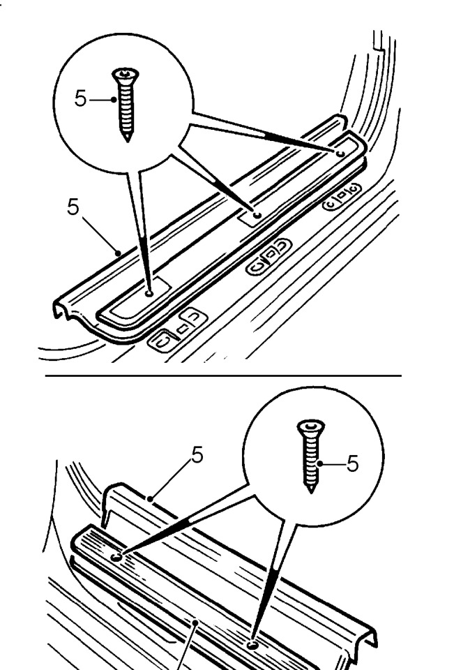Boot lock release cable – Release locking screw and remove boot carpet.