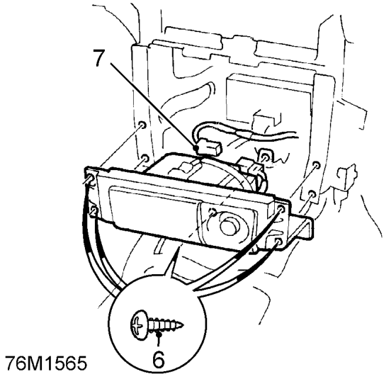 Fascia panel – Remove 3 screws securing lower cover, remove cover.