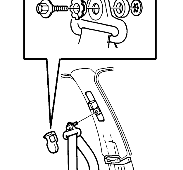 ’b’ post upper finisher – Remove ’B’ post lower finisher. See this section.