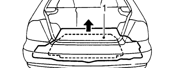 Luggage compartment centre casing – Service repair no - 76.13.53