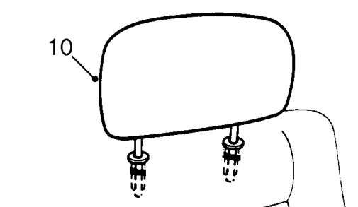 Headlining with sun roof – Remove 3 grab handles.