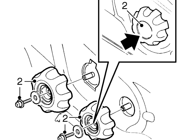 Front squab cover – Remove front seat. See this section.