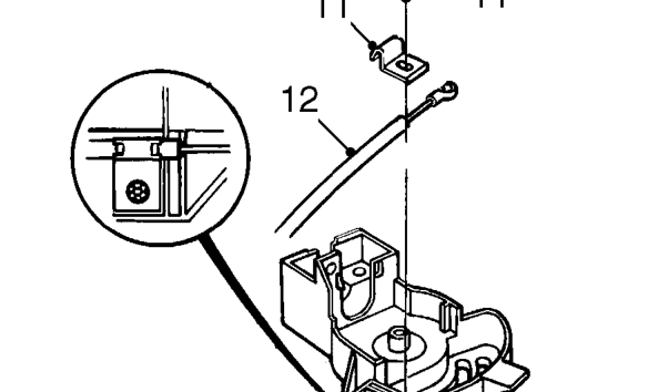 Remove Torx screw from control lever and remove lever.