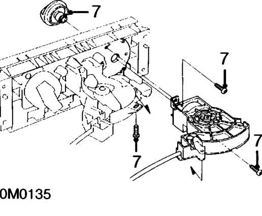 Control cable - air distribution – Remove heater control.