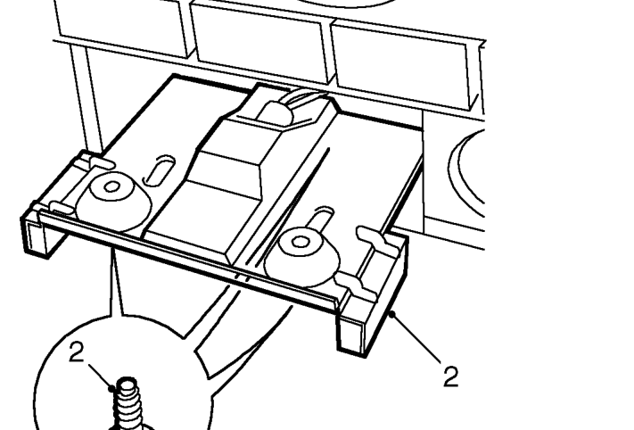Recirculation control switch – Remove front ash tray.