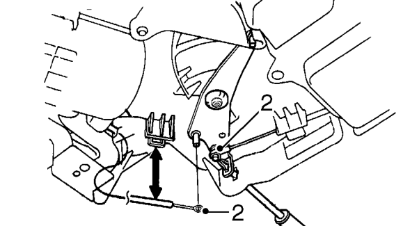 Heater fan switch – Remove front console. See BODY, Interior trim components.
