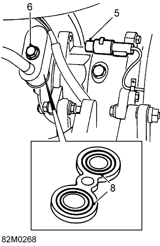 Compressor – Remove alternator. See ELECTRICAL, Repairs.
