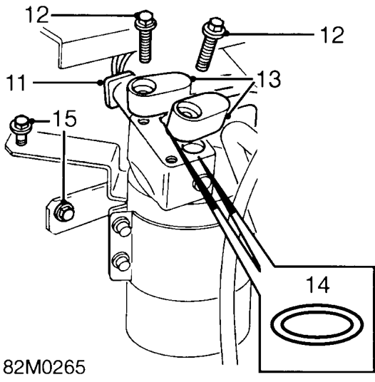 Remove battery tray mounting bracket.