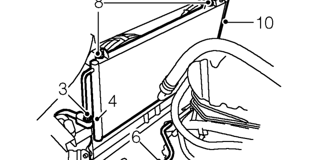 Condenser - ’l’ series – Remove radiator. See COOLING SYSTEM - ’L’ SERIES, Repairs.