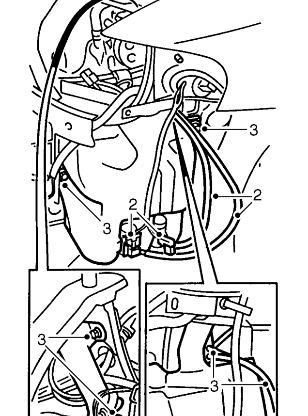 Washer reservoir – Remove headlamp. See ELECTRICAL, Repairs.