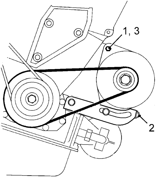 Alternator drive belt - ’k’ series without air conditioning – Apply a force of 10 kg to the drive belt at position ’X’ and measure the deflection betwee