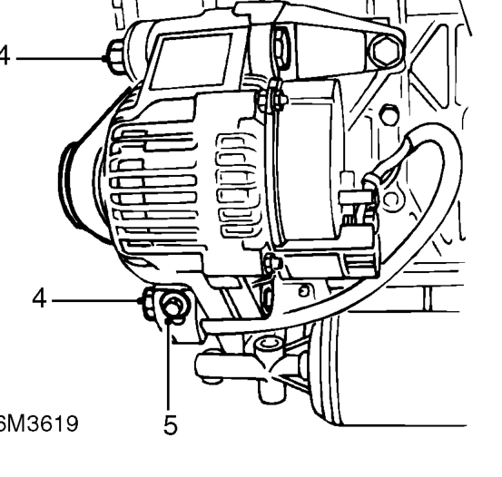Alternator drive belt - ’k’ series without air conditioning – Remove power steering pump drive belt. See STEERING, Repairs.