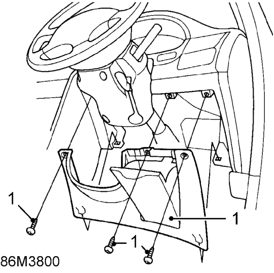 Exterior mirror switch – Service repair no - 86.65.75