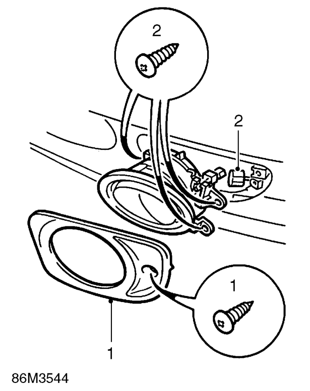 Fog/driving lamp – Service repair no - 86.40.96