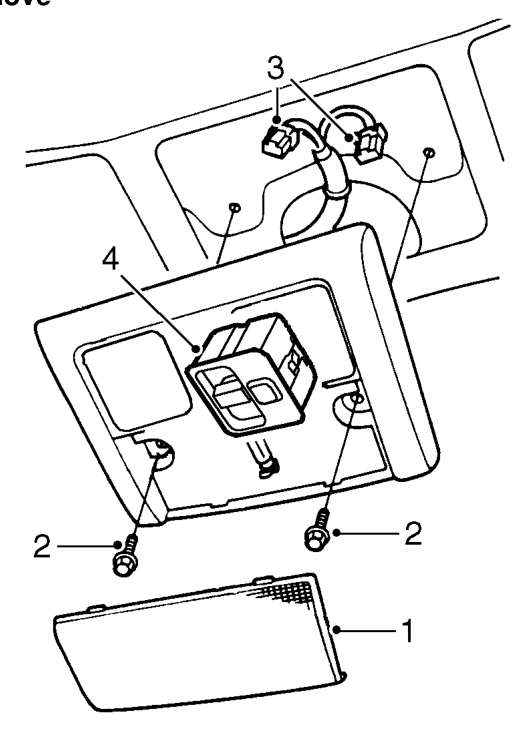 Roof lamp – Service repair no - 86.45.02