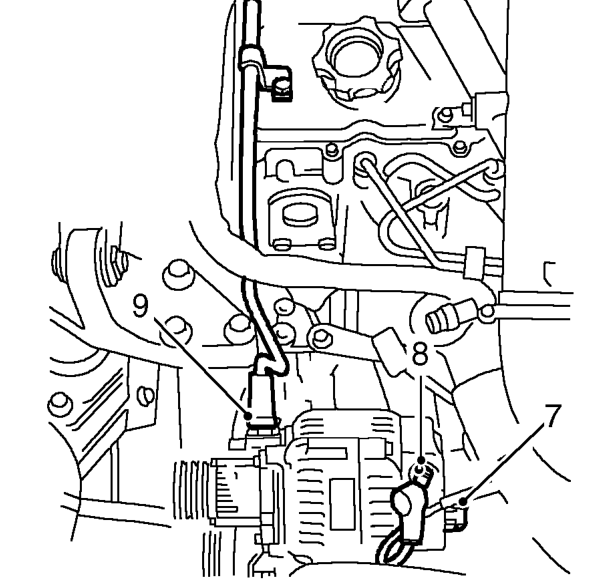 Alternator - ’l’ series without air conditioning – Remove 2 bolts securing cooling fan cowl to radiator, release cowl from lower fixing and p