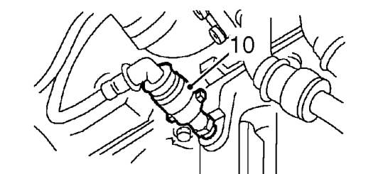 Alternator - ’l’ series with air conditioning – Position container to collect oil spillage.