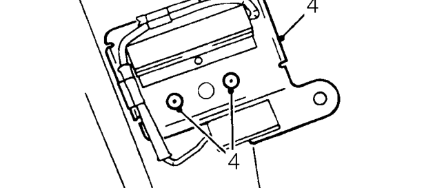 Dim dip resistor - ’l’ series – Remove 4 bolts and release air cleaner support bracket. Disconnect multiplug from dim dip 