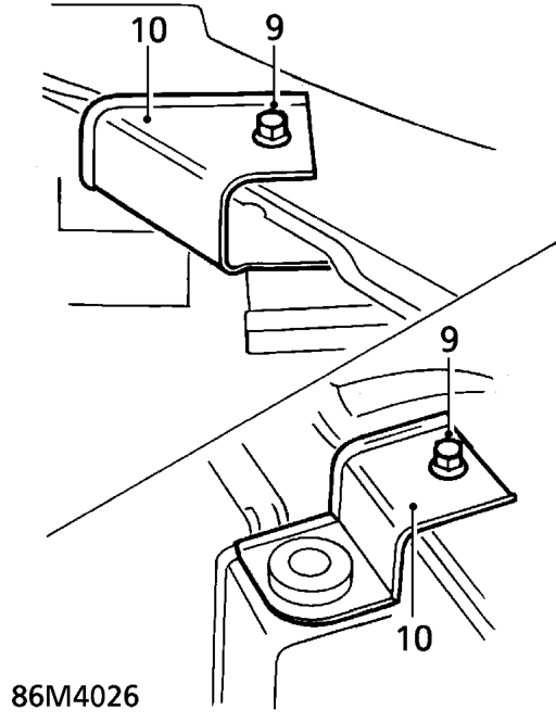 Alternator - ’t’ series without air conditioning – Remove screw securing PAS pipe support bracket to engine coolant rail.