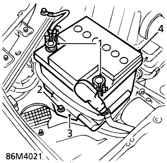 Battery - ’t’ series – Service repair no - 86.15.01