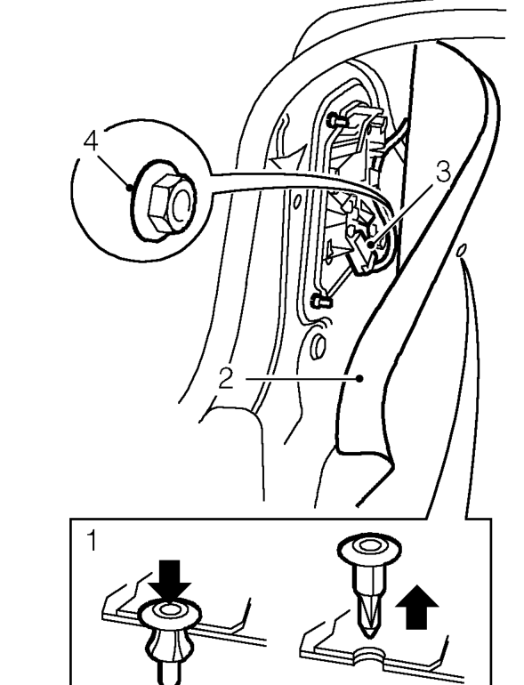 Tail lamp - 4 door – Service repair no - 86.40.70